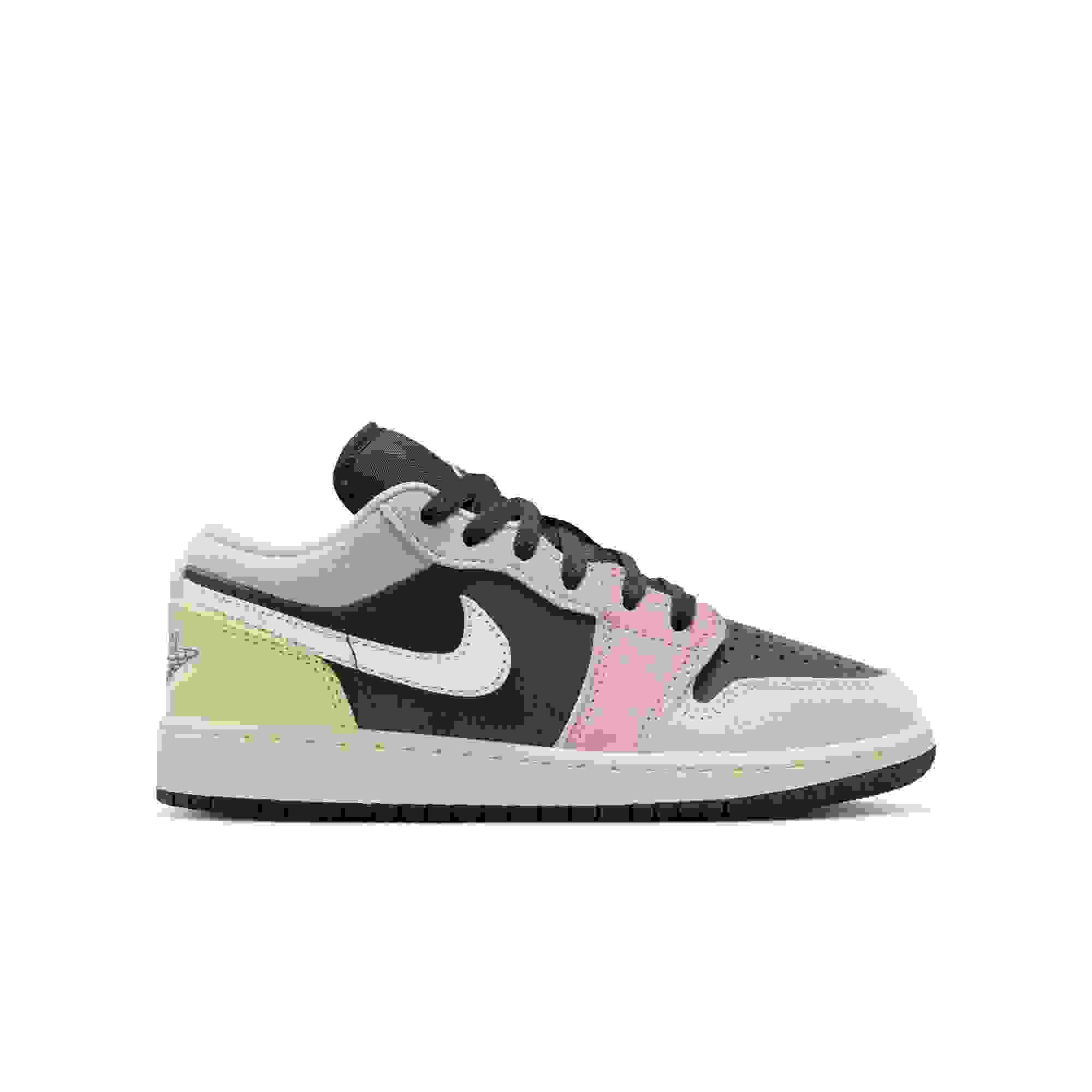 Jordan 1 Low SE Grade School Kids' "Anthracite/Sail/Muslin/Iris Whisper" Shoe